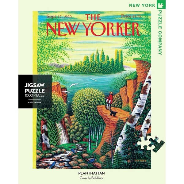 1000pc New York Puzzle Company Kids Jigsaw Puzzle 48x66cm Planthattan 7+