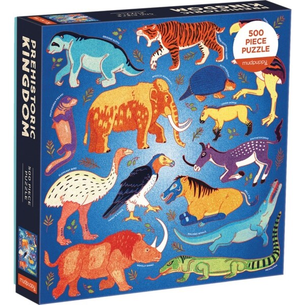 500pc Mudpuppy Kids Jigsaw Puzzle Game Toy 51x51cm Prehistoric Kingdom 8+