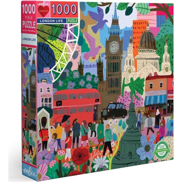 1000pc eeBoo Jigsaw Puzzle 58.4cm Educational Fun Play Game London Life 14+
