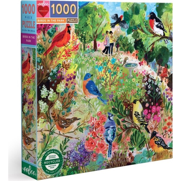 1000pc eeBoo Jigsaw Puzzle Educational Fun Play Game Birds in the Park 14+