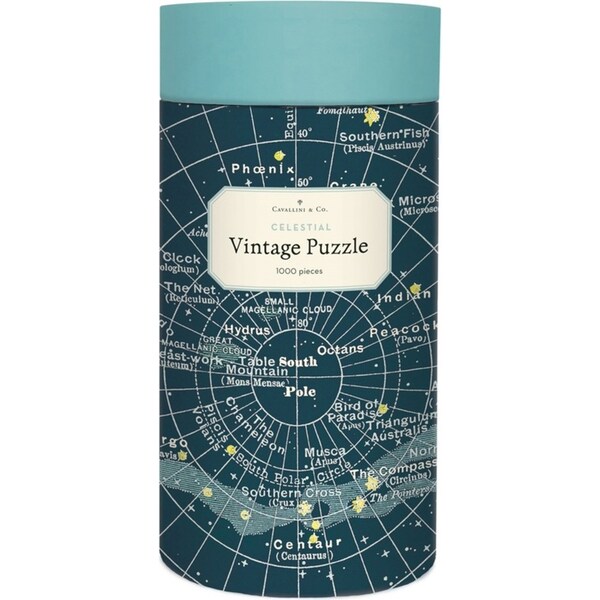 1000pc Cavallini Vintage Jigsaw Puzzle Celestial 55x70cm Learning Game