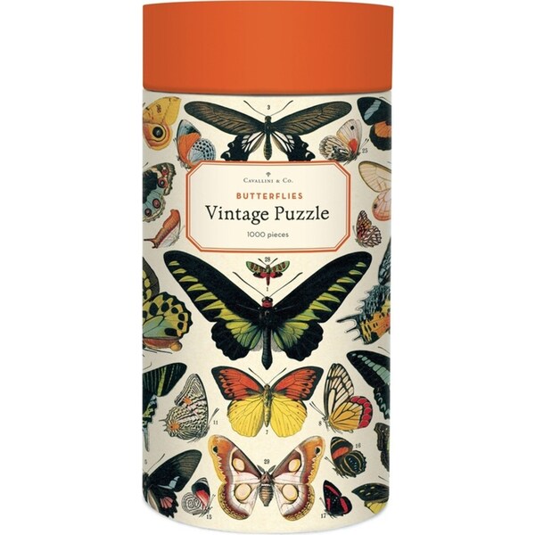 1000pc Cavallini Jigsaw Puzzle Butterflies 55x70cm Educational Game