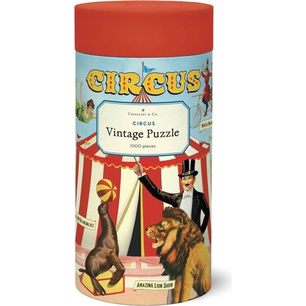 1000pc Cavallini Vintage Jigsaw Puzzle Circus 55x70cm Educational Game