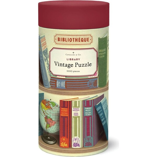 1000pc Cavallini Jigsaw Puzzle Library Books 55x70cm Educational Game