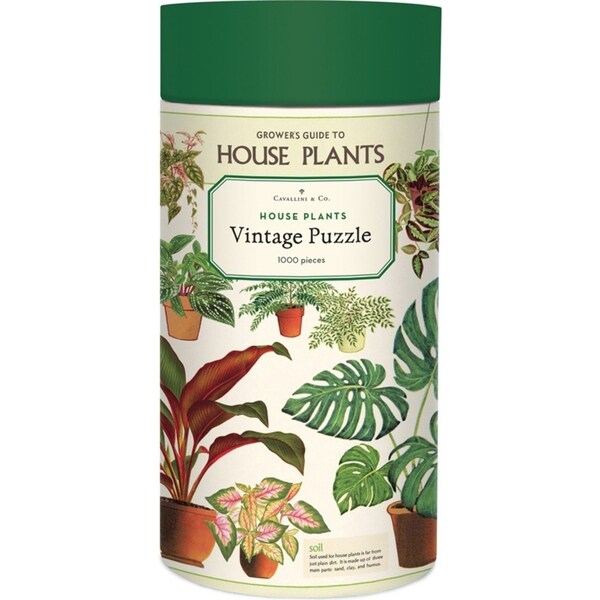 1000pc Cavallini Jigsaw Puzzle House Plants 55x70cm Educational Game