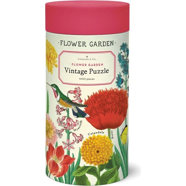 1000pc Cavallini Jigsaw Puzzle Flower Garden 55x70cm Educational Game