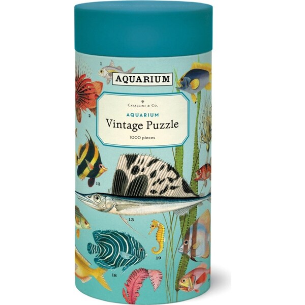 1000pc Cavallini Vintage Jigsaw Puzzle Fish 55x70cm Educational Game