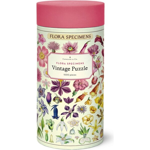 1000pc Cavallini Jigsaw Puzzle Flora Specimens 55x70cm Educational Game