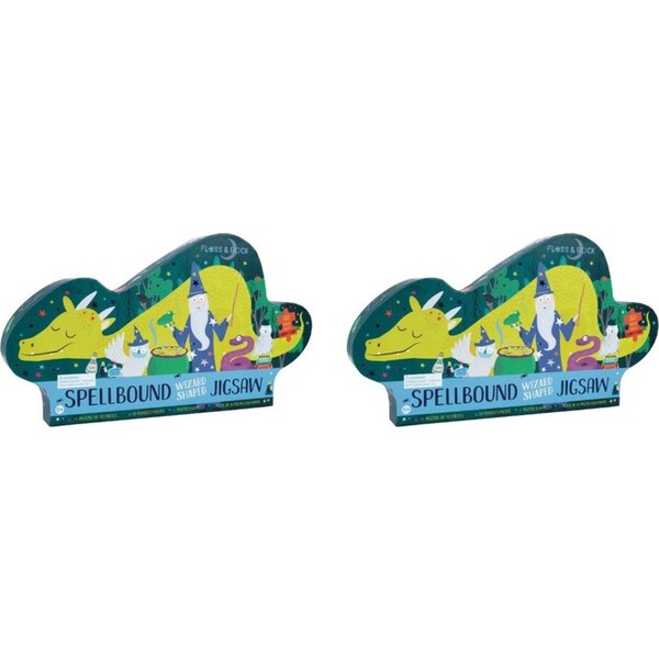 2x 80pc Floss & Rock Shaped Jigsaw Puzzle 36x47cm Spellbound Kids Play Game 5+