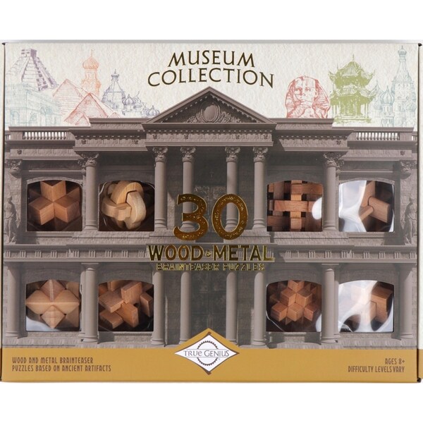 Project Genius Museum Collection Interactive Problem Solving Adult Puzzle Set 8+