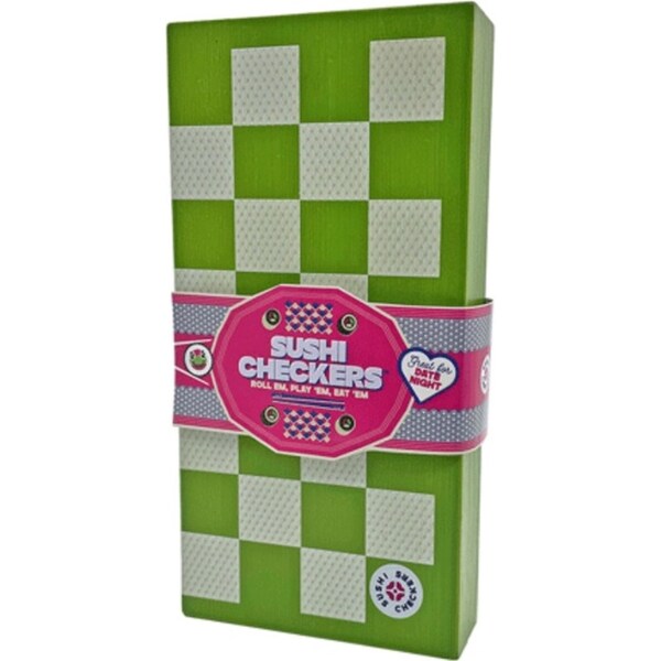 Project Genius Sushi Themed Checkers Interactive Family Tabletop Game Toy 0+