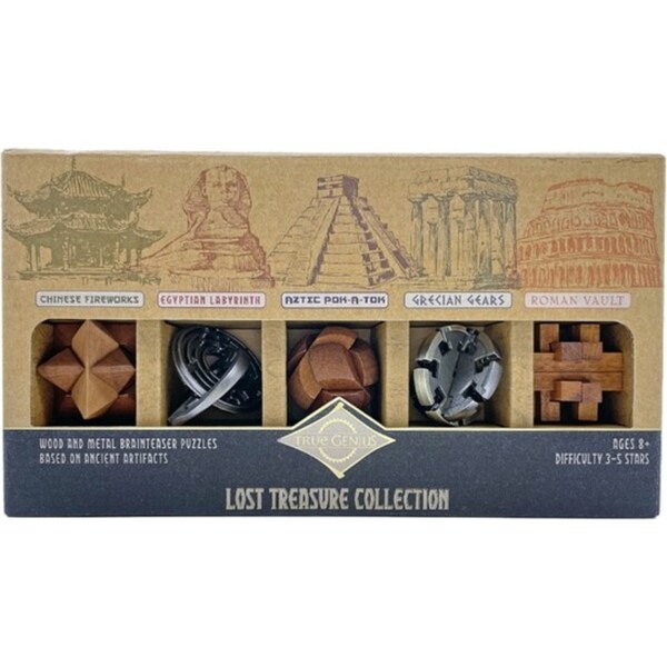 Project Genius Lost Treasure Collection Interactive Problem Solving Puzzle 8+