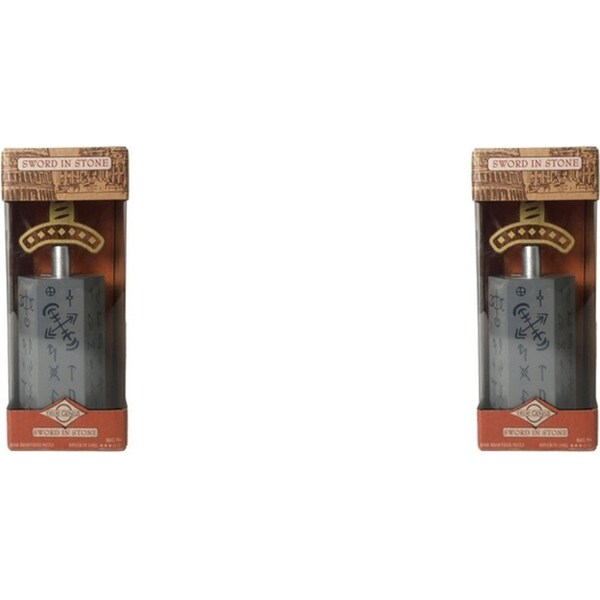 2x Project Genius Sword in Stone Interactive Problem Solving Puzzle Set 14+