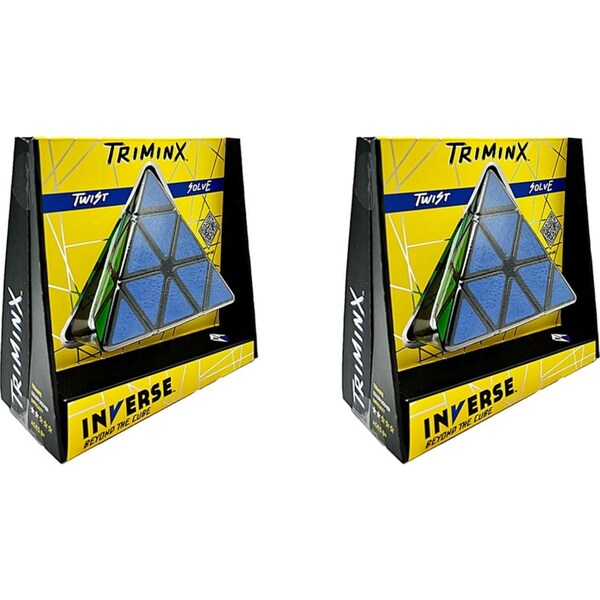 2x Project Genius Plastic Inverse Triminx Brain Teasers Kids Puzzle 14cm 8y+