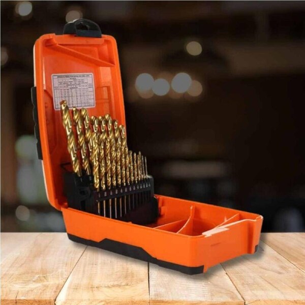 Alpha SI21PB - TUFFBOX Gold Series Drill Bit Set 1/16 - 3/8" - Imperial - 21 Bits