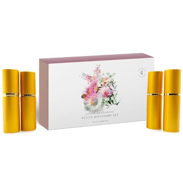 Sharday Petite Perfume Set 4 x 10ml Australian Wildflowers Eau De Toilette