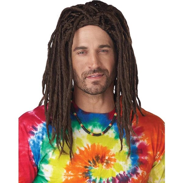 Island Dreads Long Brown Wig