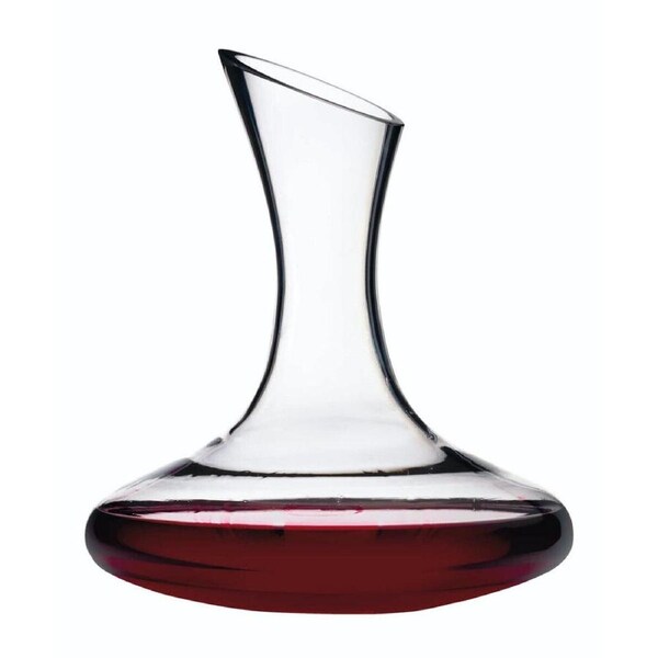 BarCraft Deluxe 1.5L/24.5cm Glass Red Wine Decanter Curved Container Clear