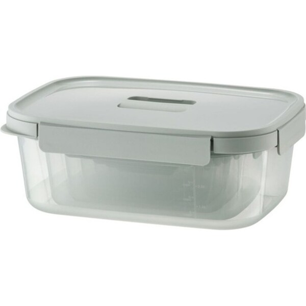 3pc LocknLock Nestopia 500ml/2.7L Rectangular Food Container Set Clear/Green