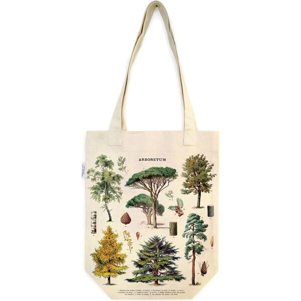 Cavallini Cotton Tote Bag Travel/Shopping Carry Handbag 33x40cm Arboretum