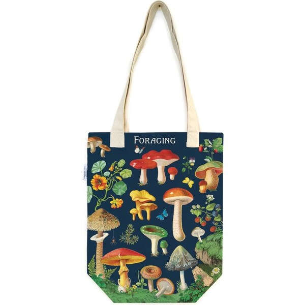 Cavallini Cotton Tote Bag Travel/Shopping Carry All Handbag 33x40cm Foraging