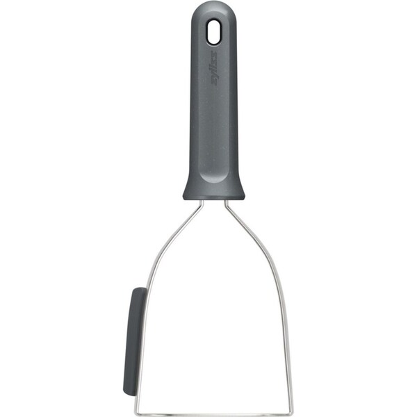Zyliss Vege Potato Masher S/S Silicone Kitchen Cooking Utensil 25cm Grey