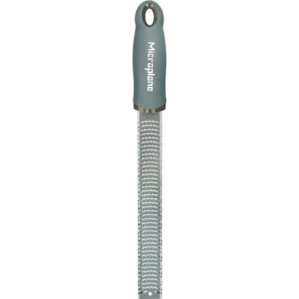 Microplane Premium Lemon/Lime Zester/Grater Stainless Steel Eucalyptus Green