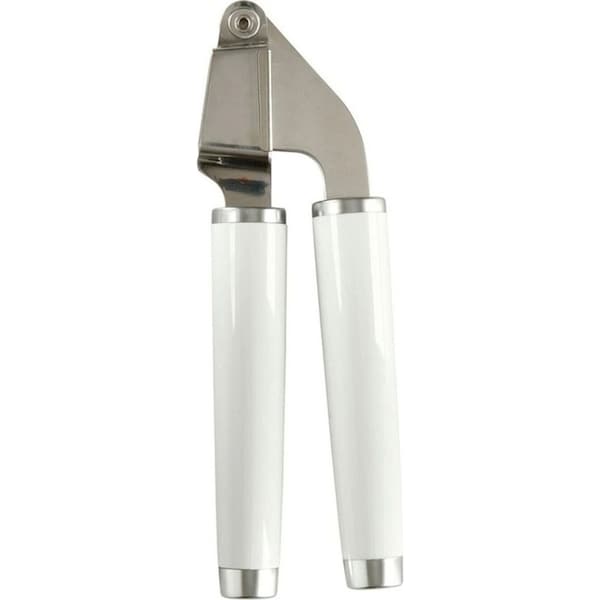 KitchenAid Garlic Press Crusher/Masher Cooking Utensil Stainless Steel White