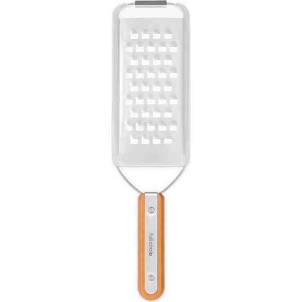 Full Circle Stainless Steel Grater Vegetable Cutter Utensil Brown/Silver