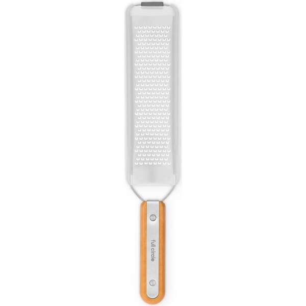 Full Circle Simply The Zest Lime Zester/Grater Stainless Steel Brown/Silver
