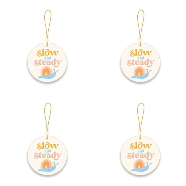 4x 2pc Studio Oh Hanging Car Air Freshener Fragrance Diffuser Slow & Steady