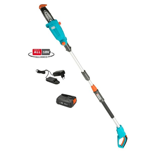 Gardena Battery Telescopic Pruner Tcs 20/18 P4A 14770-52 Kit Garden Tool