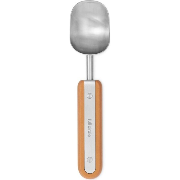 Full Circle Ice Cream Scoop The Baller Resin Handle Kitchenware 20cm Brown