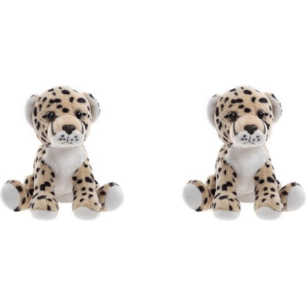 2x Charlie Bears Cuddle Cub Leopard Kids/Children/Baby Soft Fun Play Toy 0m+