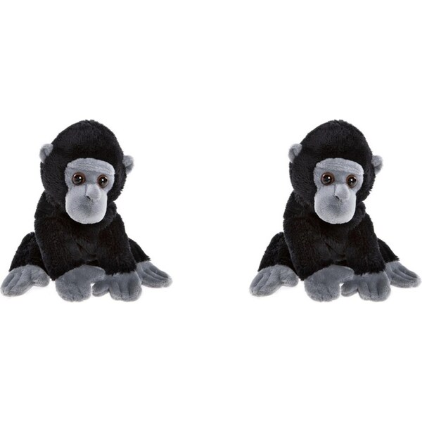 2x Charlie Bears Cuddle Cub Gorilla Kids/Children Soft Fun Play Toy 0m+ Black