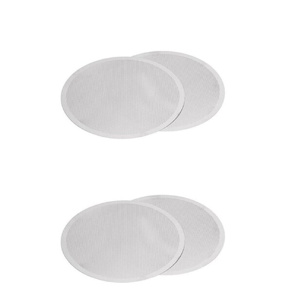 2x 2pc La Cafetiere Replacement Filter Spare For Coffee Knock Box Container WHT