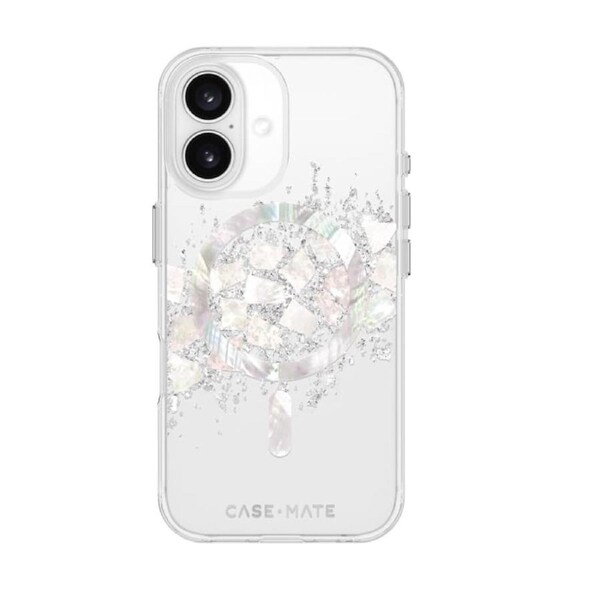 Case-Mate Karat MagSafe Case for iPhone 16 - Touch of Pearl
