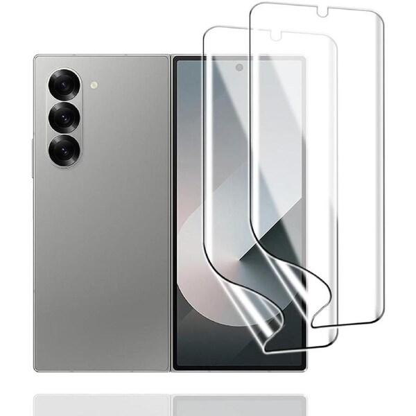 2 Pack Hydrogel Flexible TPU Screen Protector For Samsung Z Fold 6 (2024)