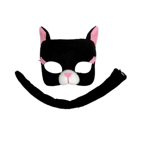 Cat Deluxe Mask and Tail Set