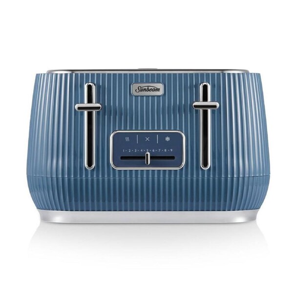 Sunbeam Radiance 4 Slice Breakfast Toaster Blue TAP3504BL