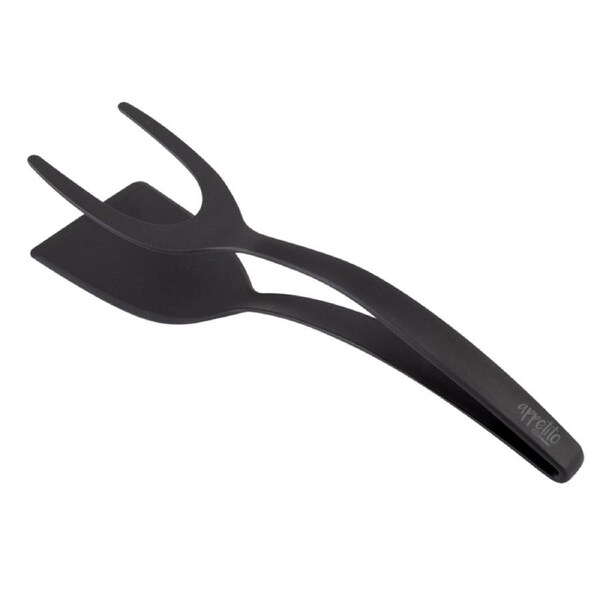 Appetito 2-in-1 Nylon Spatula Tongs