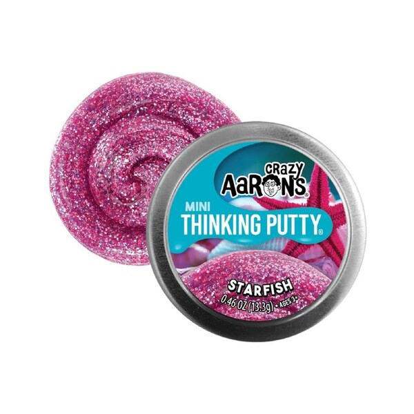 Crazy Aaron's 2 inch Mini Thinking Putty Starfish