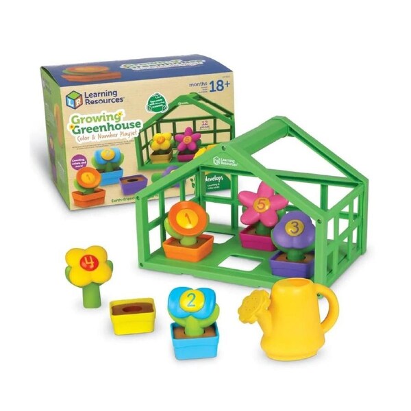 Learning Resources Growing Greenhouse Color and Number Playset