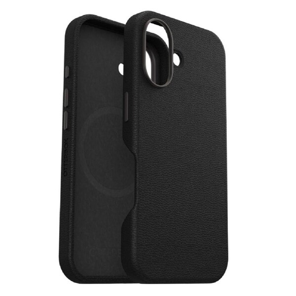 OtterBox Symmetry MagSafe Cactus Leather Apple iPhone 16 Plus Case Black DROP+ [77-96285]
