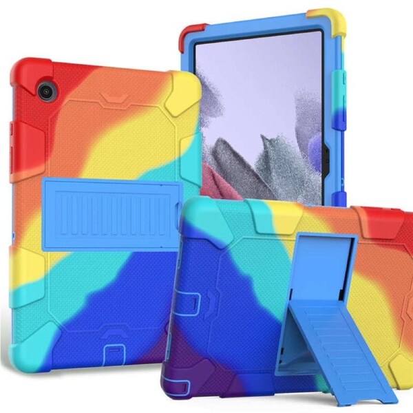 Samsung Tablet Case For Galaxy Tab A8 10.5inch 2021 (SM-X200/SM-X205)-GoldRose-RainbowBlue