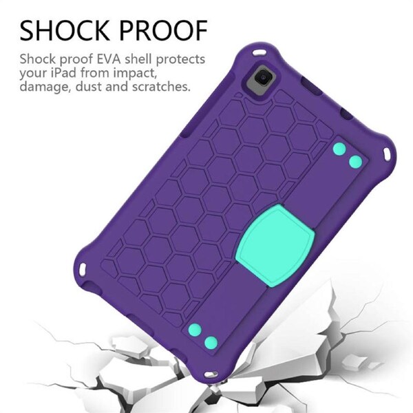Hive SamSung Tab A7 Lite 8.7/Tab A8 Tablet Case Durable Stand Cover With Shoulder Strap-PurpleAqua