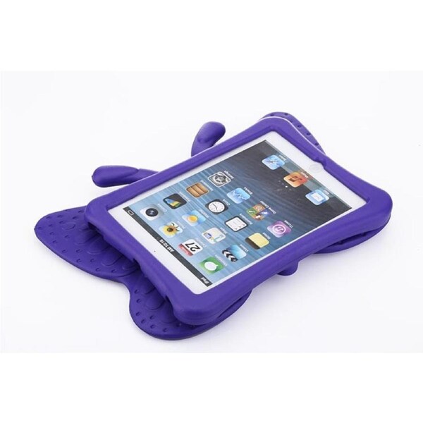 Butterfly Soft Silicone Tablet Case 7.9 inch For iPad Mini 1/2/3/4-Purple