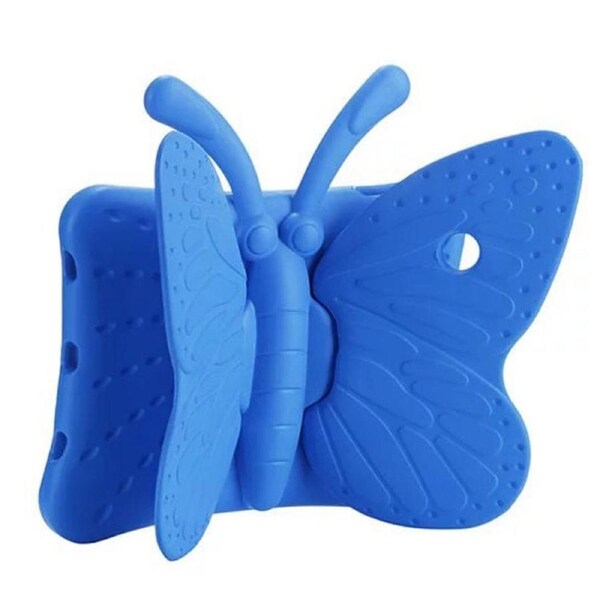 Butterfly Soft Silicone Tablet Case 9.7 inch For New iPad 5 2017/iPad 6 2018/iPad Pro 9.7-Blue