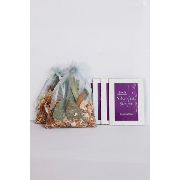 Silverfish Moth Trap Natural Clothes Repellent Bait Double Pack