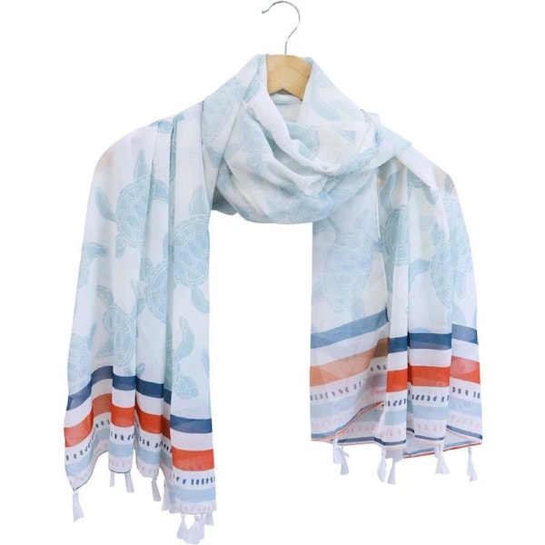 LVD Scarf/Sarong Women's Beach Shawl Cover Up 90x180cm Polyester Turtles